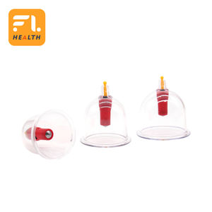 FULI bicchieri singoli in plastica di vendita calda Hijama Vacuum Cupping Therapy Massage Set di coppettazione Hijama trasparente - Product Image 4