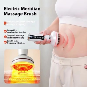 9 Adjustable Moxibustion <b>Heated</b> EMS Vibrating Massage Device Health Care Scraping Machine - Product Image 2