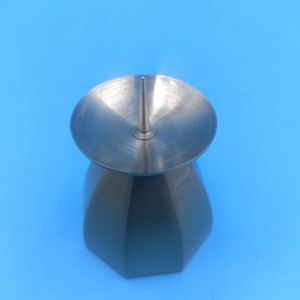 Candelero de Aleación de Zinc para Actividades Religiosas, Oración, Templo, Culto, Portavelas Metálico con Diseño de Punta - Product Image 1
