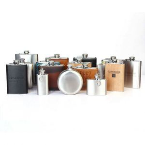 Best Selling Custom Logo Printed <b>Wrapping</b> <b>Paper</b> Stainless Steel Hip Flask - Product Image 6