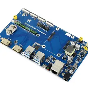 Module de calcul Pi framboise 4 carte IO avec fonction PoE, pour toutes les variantes de CM4, Gigabit Ethernet RJ45 avec prise en charge PoE