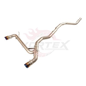 ท่อไอเสีย Vortex Titanium สำหรับ Toyota Supra A90 B58 MK5 3.0T ปี 2019-2023 แบบ Catback ปลายท่อคู่สีฟ้าเบิร์นท์ เสียงดังทรงพลัง - Product Image 1