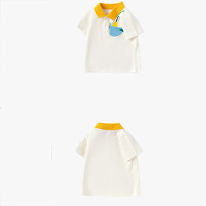 Camiseta de Manga Corta para Niños, Cuello Polo, Logotipo Personalizable, Camiseta de Verano Delgada, Camisa con Solapa para Niños, Nuevo Estilo - Product Image 1