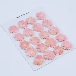 Queen Shellfish 23*26mm Pink Mabe Flower for Women Jewelry Making