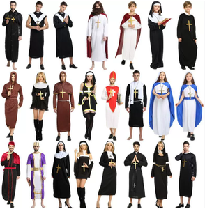 <span class=keywords><strong>Costume</strong></span> da Suora Missionaria di Maria e Gesù per Donna Adulta, <span class=keywords><strong>in</strong></span> Poliestere, per Halloween e Anime - Product Image 4