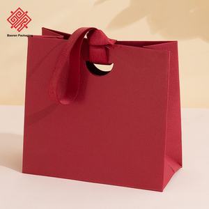 Baoren Premium Eco-Friendly Recyclable Reusable Specialty Paper <b>Bags</b> Exquisite Handheld Jewelry Gift <b>Bags</b> M-Base Paper Digital - Product Image 1