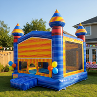 Château gonflable pour enfants, château rebondissant, château gonflable pour sauter, château gonflable extérieur 13x13 avec souffleur