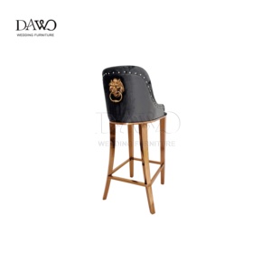 <span class=keywords><strong>Tabouret</strong></span> <span class=keywords><strong>de</strong></span> <span class=keywords><strong>bar</strong></span> <span class=keywords><strong>de</strong></span> luxe en velours gris avec structure en acier inoxydable or rose et revêtement en velours <span class=keywords><strong>pour</strong></span> mariage et hôtel - Product Image 5
