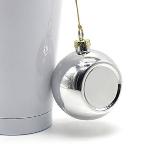 Adornos Navideños Personalizados con Transferencia de Calor, Juego de Bolas Decorativas de PVC Plástico - Product Image 5