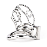 Conception chaude métal pénis coq serrure urétrale stimuler Cage Cage de chasteté masculine avec prise de gland BDSM Sex Toy pour hommes Bondage érotique