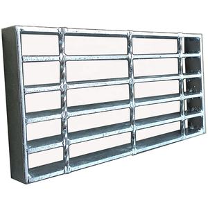 Grille métallique industrielle extérieure antidérapante en acier galvanisé <span class=keywords><strong>25</strong></span>*5mm pour marches d'escalier et passerelles - Product Image 2
