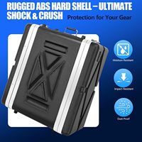 Valise de transport légère et compacte OEM pour disques durs 2U/3U/4U/6U/8U/10U/12U – Boîtier de rangement simple