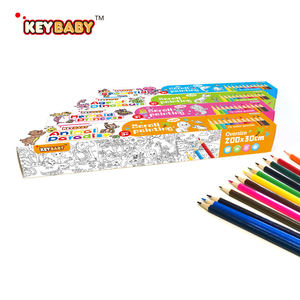 Papel <span class=keywords><strong>para</strong></span> <span class=keywords><strong>Colorear</strong></span>, Paquete de 12 Rollos de Papel Adhesivo con Lápices de Colores, Juguete de Dibujo <span class=keywords><strong>para</strong></span> Niños, Rollos de Dibujo DIY, Papel <span class=keywords><strong>para</strong></span> Pintar - Product Image 4