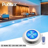 IP68 sans fil piscine lumières AC12V télécommande mural rvb étanche sous-marin extérieur mur LED coloré bateau projecteur