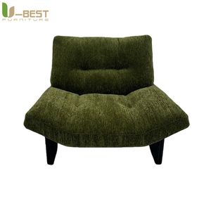 Fauteuil de hall d'hôtel U-best, siège central, style nordique moderne, chaise de salon classique en tissu pour bureau, club d'affaires, réception - Product Image 6