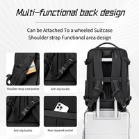 Sac à dos pour ordinateur portable Arctic Hunter, grande capacité extensible, imperméable, sac à dos de voyage en nylon, sac à dos écologique