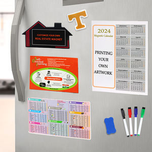 Professional Manufacturing Custom Made Fridge Magnet Paper Magnetic <b>Whiteboard</b> Calendar for Fridge - Product Image 6
