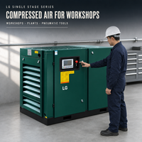 Compresseur d'air électrique industriel à vis 90kW 110kW 8 10 13 Bar pour pièces automobiles et lignes de production multiples