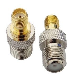 SMA Female to F Female Straight Coupler RF <b>Adapter</b> Pure Copper - Product Image 2