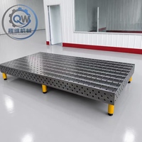 Table de soudage flexible 3D nitrurée pour la fabrication de structures en acier, banc de soudage industriel modulaire pour pièces métalliques structurelles