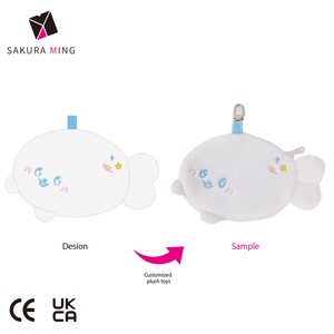 Wholesale Cartoon <b>Cute</b> Coin Purse <b>Bear</b> Fish Small Pendant Earphone Bag Student Plush Coin Wallet - Product Image 4