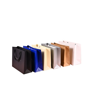 Sacs en papier kraft personnalisés avec fond plat, pour vêtements, shopping, cosmétiques, plats à emporter, biodégradables, avec impression de logo - Product Image 4