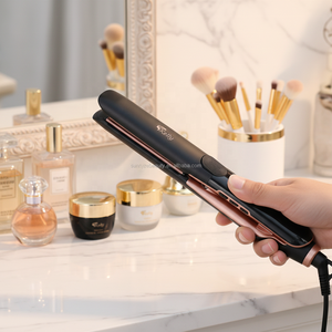 Piastra <span class=keywords><strong>per</strong></span> Capelli Professionale in Tormalina con Vibrazione Ionica, Riscaldamento Rapido 260℃, Display LCD, Trattamento alla Cheratina, Uso da Salone - Product Image 2