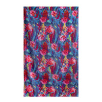 Écharpe en Soie de Mûrier 100% Vintage à Motifs Floraux Botaniques, Plusieurs Designs de Fleurs au Choix, Châle de Cou Tendance pour Femme, Idéal pour le Bureau