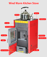 Poêle à granulés de bois à alimentation automatique, chaudière domestique à granulés, poêle à granulés de 9 kW pour la maison
