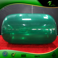 Sac de décompression gonflable géant en PVC, couleur transparente verte, vente en gros, Tube de couchage gonflable, 2022, Offre Spéciale