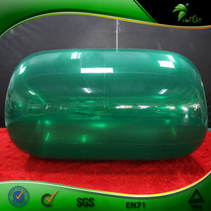 Sac de décompression gonflable géant en PVC, couleur transparente verte, vente en gros, Tube de couchage gonflable, 2022, Offre Spéciale - Product Image 2