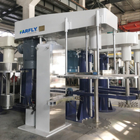 Équipement de mélange de liquides motorisé haute puissance avec agitateur à boîte de vitesses pour produits chimiques et plastiques, machine à dissoudre les peintures et revêtements