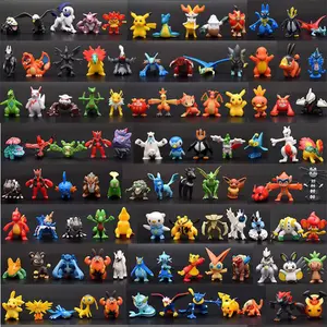 Figuren Modell Lot Bulk Kaufen 144 Stück Verschiedene Stile Pikachu Anime Figur Puppen Kawaii Spielzeug Geschenk Geburtstag Kinder geben Tasche