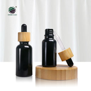 ขวดแก้วใส่น้ำมันหอมระเหยเซรั่มน้ำมันหอมระเหยสีดำสดใสขนาด10มล. 15มล. 20มล. 30มล. 50มล. 100มล. - Product Image 4