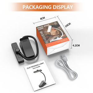 Aid Sleep Red 620/660/670nm No Blue Lighting Eye Protection 1W <strong>Led</strong> USB Mini Portable <strong>Reading</strong> <strong>Light</strong> for Bedside <strong>Reading</strong> - Product Image 6