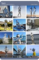 Escultura de Bailarina en Acero Inoxidable 304/316 con Acabado Espejo YOUFINE, Pose Arabescada, Arte Moderno para Plaza junto al Mar