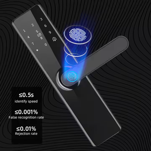 Ưu đãi đặc biệt tuya/ttlock khóa chữ số thông minh nhận dạng vân tay khóa cửa thông minh với mật khẩu thẻ khóa thông minh bán tự động - Product Image 3