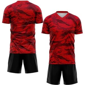 Camiseta de Fútbol Personalizada Unisex para Adultos, Cuello en V, Sublimada, Absorbe la Humedad, 100% Poliéster, Manga Corta, Nombre/Número/Logotipo del Equipo Personalizados - Product Image 6