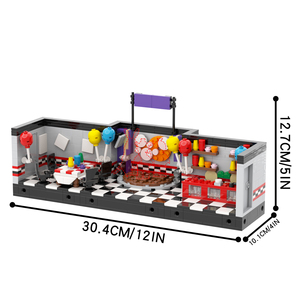 Bloques de Construcción MOOXI MOC1281-A, 745 Piezas, <span class=keywords><strong>FNAF</strong></span> Midnight Bear Stage, Modelo de Ensamblaje DIY, Juguetes Educativos para Niños - Product Image 2