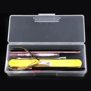 Plastic Storage Container <b>Nail</b> Manicure Tool Organizer Box Charm Salon <b>Nail</b> Art Decoration Holder Display <b>Case</b> Compartment Kit - Product Image 3