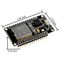Placa de Desarrollo ESP32 WiFi+Bluetooth de Consumo Ultra Bajo y Doble Núcleo ESP-32 ESP-32S ESP 32 Similar a ESP8266
