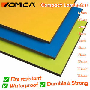 Panneau compact Womica moderne en stratifié haute pression pour cloison <span class=keywords><strong>de</strong></span> toilettes et plan <span class=keywords><strong>de</strong></span> travail HPL - Product Image 1