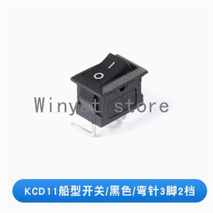 Đồng uốn cong 10x15mm on/off Rocker chuyển đổi SPST 2pin 3A 250V kcd11 Snap-in kim nút công tắc - Product Image 4