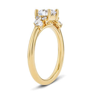 Anillos de Boda MaiYi AU750 de Oro Amarillo Real <span class=keywords><strong>G18k</strong></span> con Moissanita de 2ct de Corte Redondo/Anillo de Diamante Cultivado en Laboratorio - Product Image 4