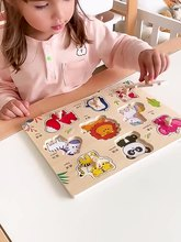 แผ่นไม้โมเสคแบบจับ3D <span class=keywords><strong>สาม</strong></span><span class=keywords><strong>มิติ</strong></span>จิ๊กซอว์รูปทรงเรขาคณิตของเล่นเพื่อการศึกษาปฐมวัย - Product Image 6