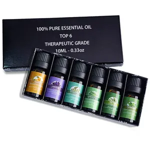CARBERRY Essential Oils Set 10ml Organic kit (new) for Diffusers Aromatherapy Peppermint Tea Tree Lavender Eucalyptus Lemongrass