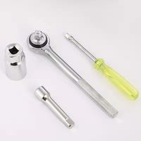 Workpro — boîte à outils de transport en plastique, de haute qualité, pour le matériel domestique, set de clés à douilles, vente d'usine, 40 pièces