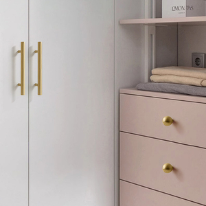 Nút kéo tủ bếp bằng đồng thau nguyên khối tối giản sang trọng, tay nắm đồ nội thất, tay nắm dài cho tủ bếp, tủ quần áo - Product Image 2