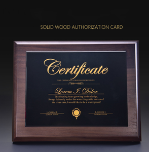 Commercio all'ingrosso di legno placca in bianco su misura in metallo placca adesivo rotondo in bianco targa di legno - Product Image 3