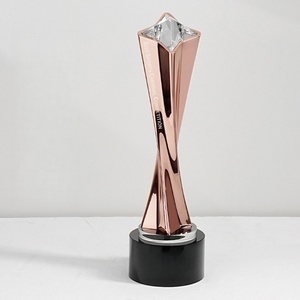 Premio in cristallo in resina regali Souvenir 8x30cm oro argento rame trofeo di cristallo personalizzato premi creativi incisi - Product Image 5
